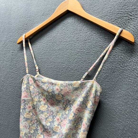 Nanushka Naomi Top Floral Tapestry Tank Pullover Womens Medium Stretch - Picture 6 of 9